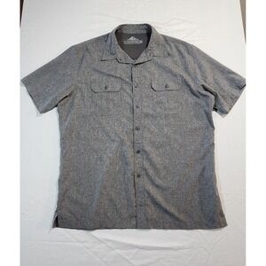 Croft & Barrow Shirt Men's Large  Short Sleeve‎ button up Quick-Dry